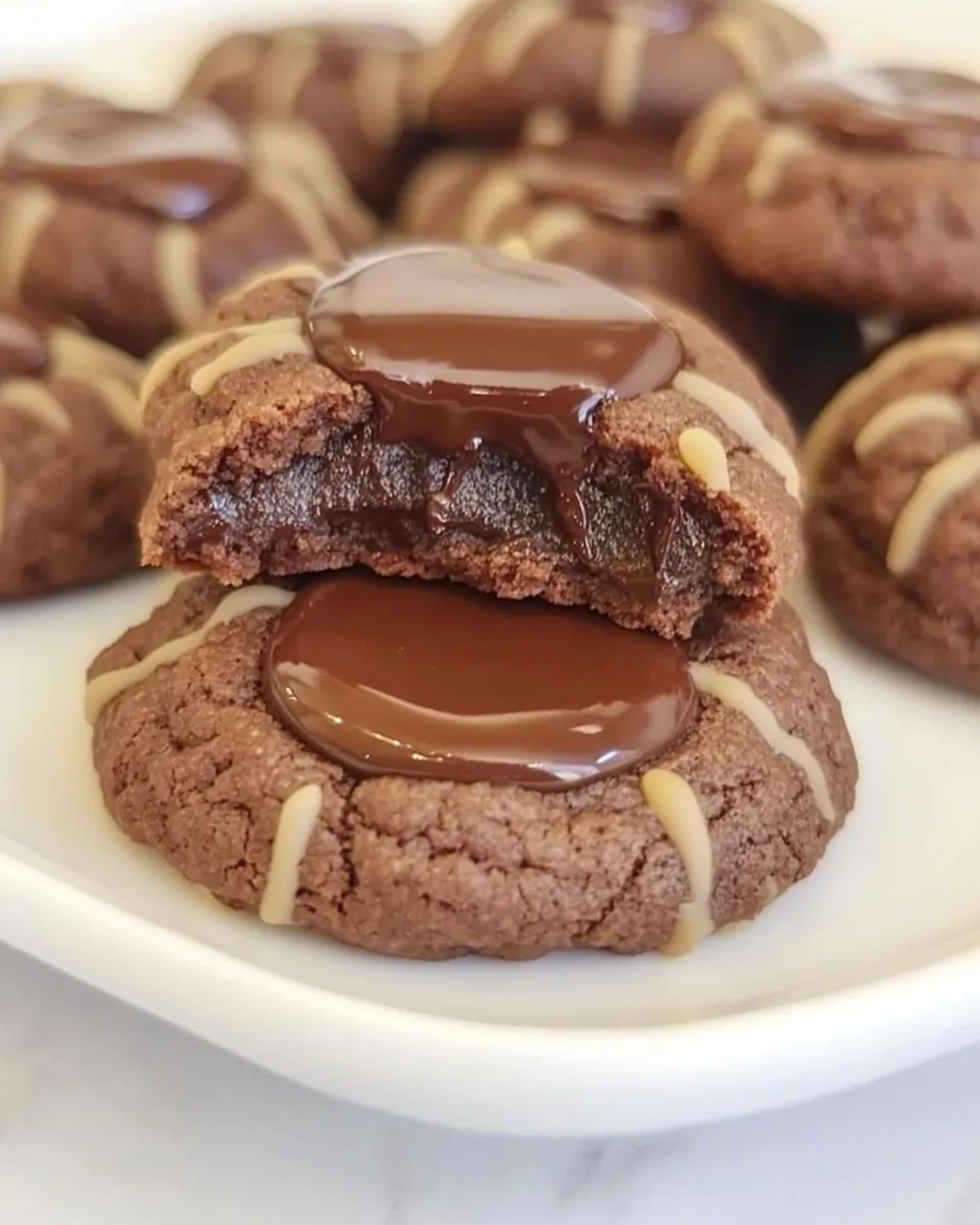 Delicious Chocolate Keto Thumbprint Cookies dish photo