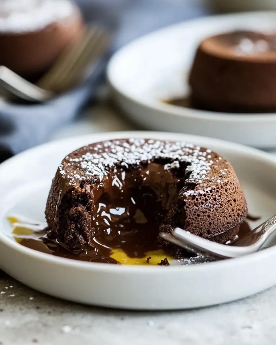 Easy Chocolate Lava Cake Recipe (Gluten-Free & Paleo) recipe photo