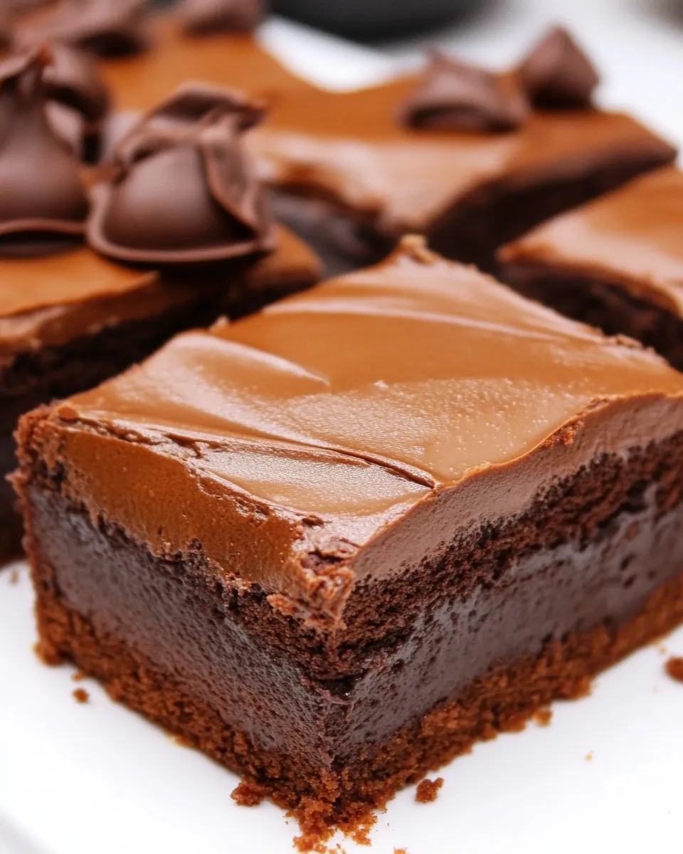 Best Chocolate Magic Cake food shot