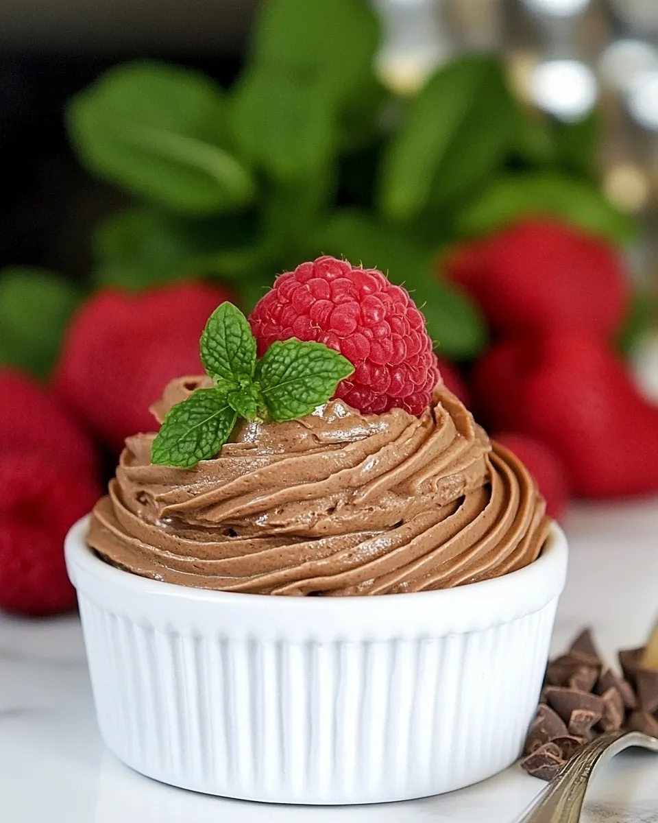 Homemade Chocolate Mousse Cups photo