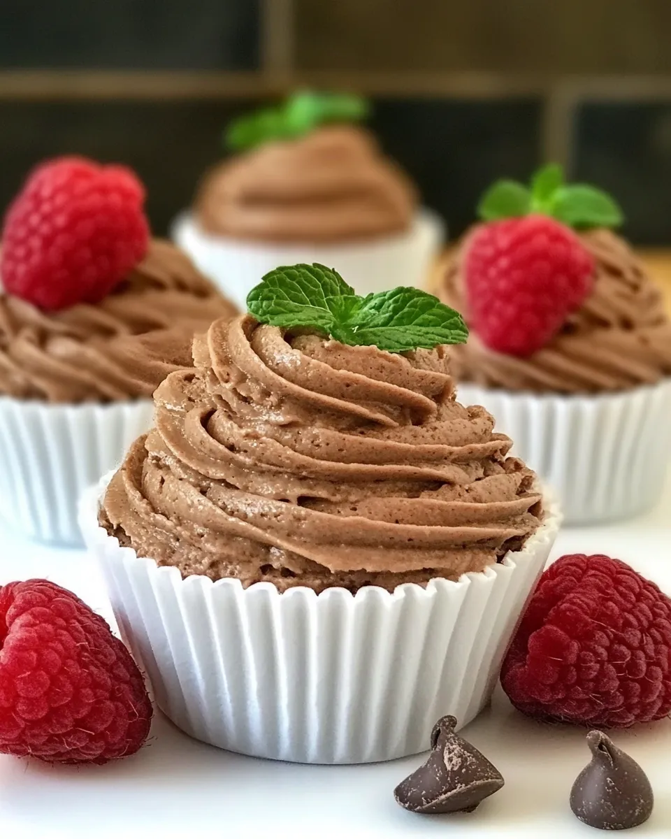 Classic Chocolate Mousse Cups recipe image