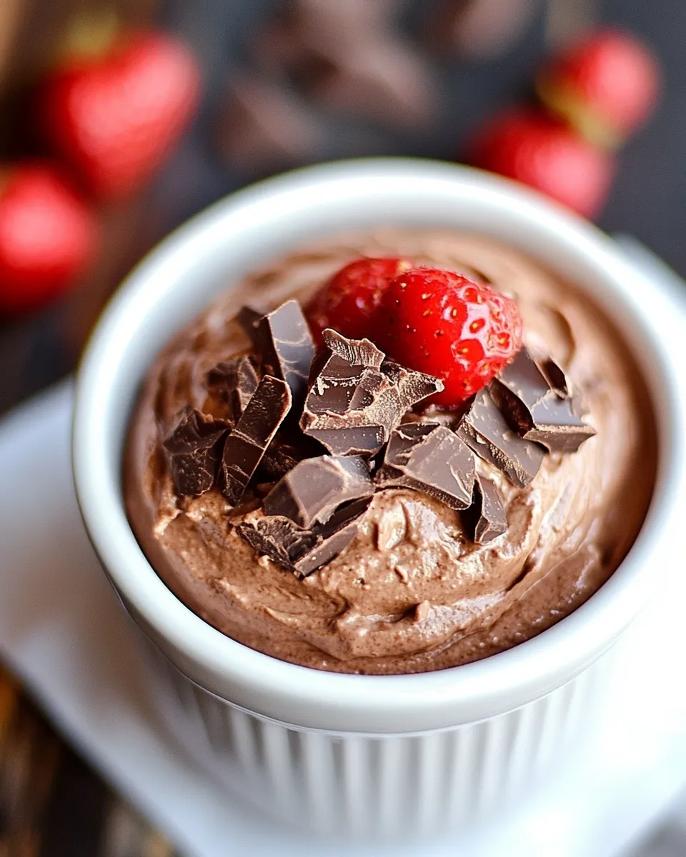 Homemade Chocolate Mousse For Two Recipe photo