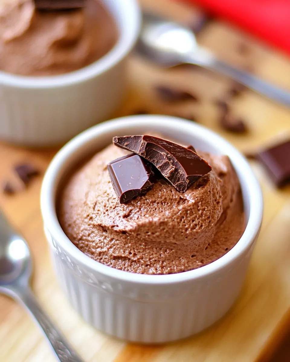 Classic Chocolate Mousse For Two Recipe image