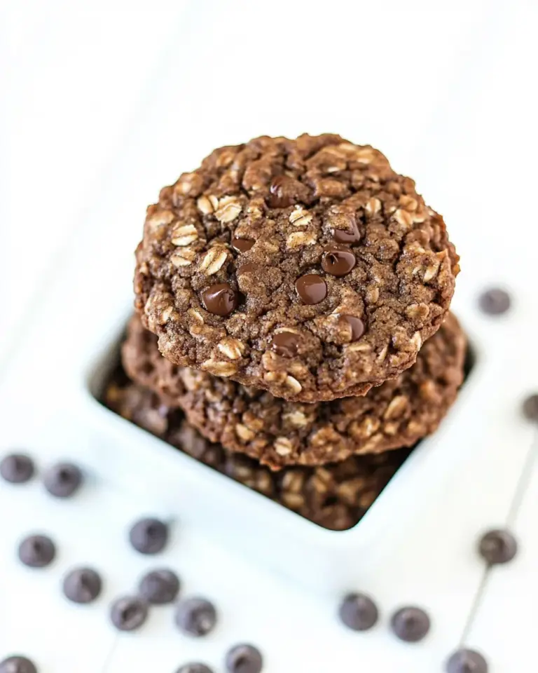 Homemade Chocolate Oatmeal Cookies photo