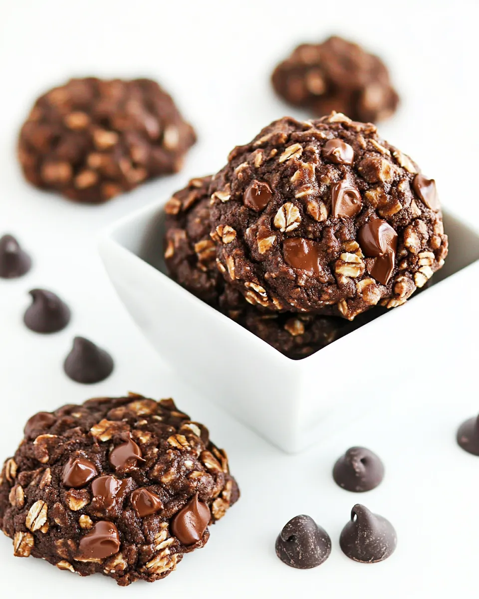 Classic Chocolate Oatmeal Cookies image