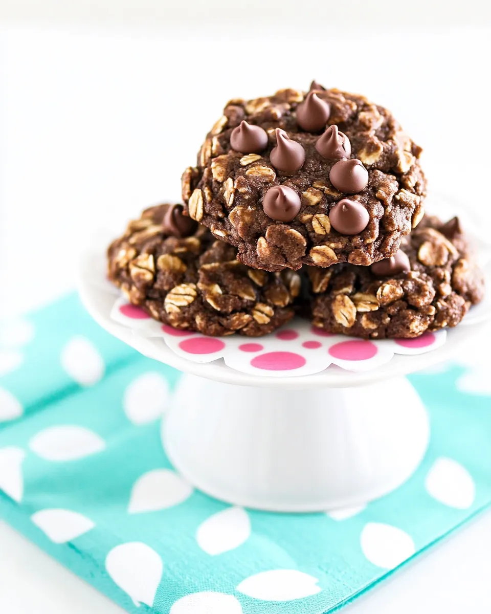 Delicious Chocolate Oatmeal Cookies dish photo