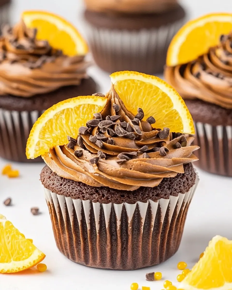 Classic Chocolate Orange Cupcakes image