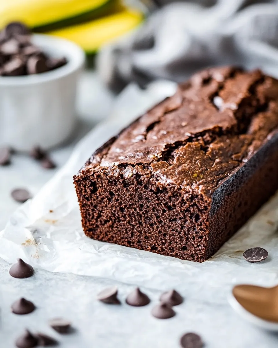 Easy Chocolate Paleo Zucchini Bread recipe photo