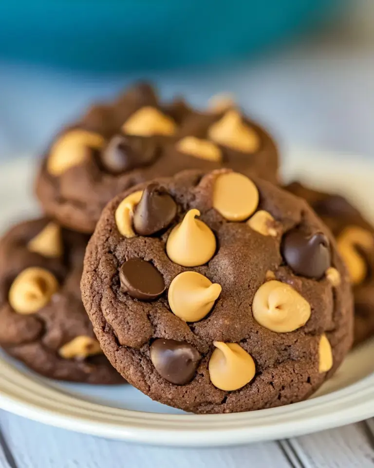 Homemade Chocolate Peanut Butter Chip Cookies photo