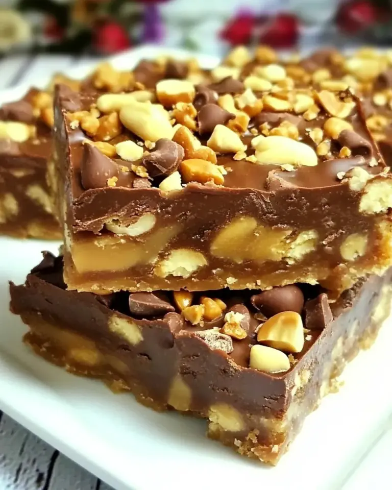 Homemade Chocolate Peanut Butter Toffee Bars recipe photo