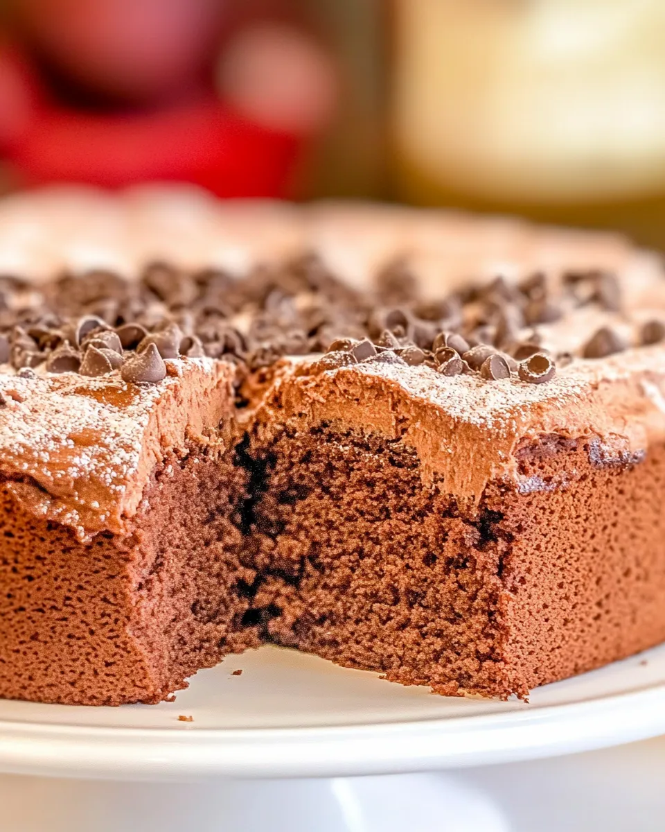 Classic Chocolate Poke Cake recipe image