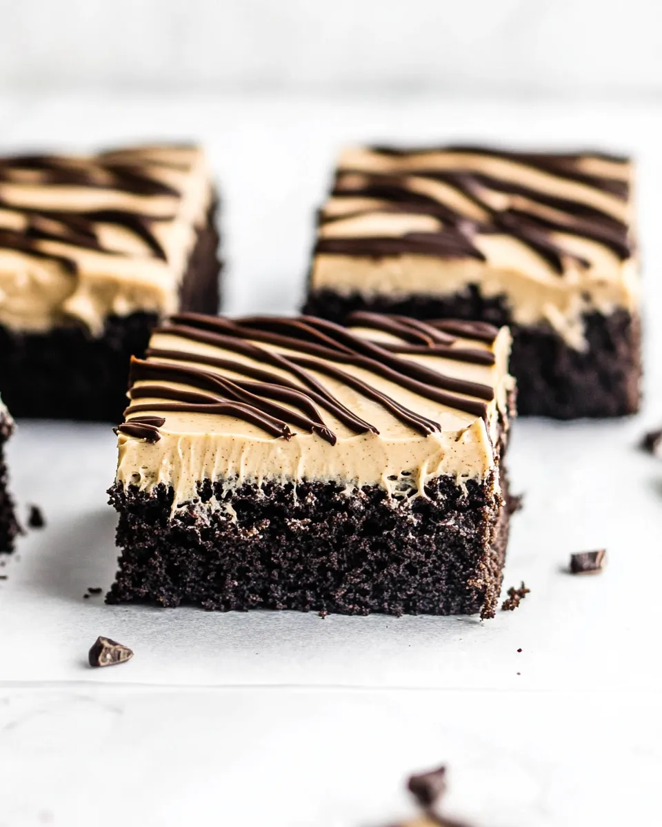 Classic Chocolate Sheet Cake with Peanut Butter Frosting. dish photo
