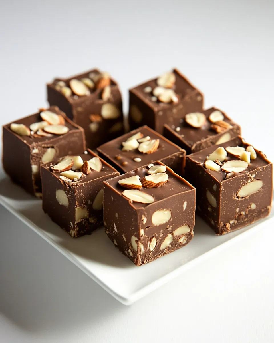 Delicious Chocolate Toasted Almond Fudge photo