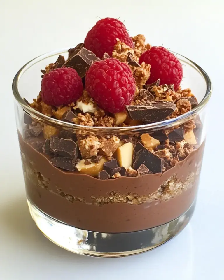 Homemade Chocolate Yogurt Parfait recipe photo