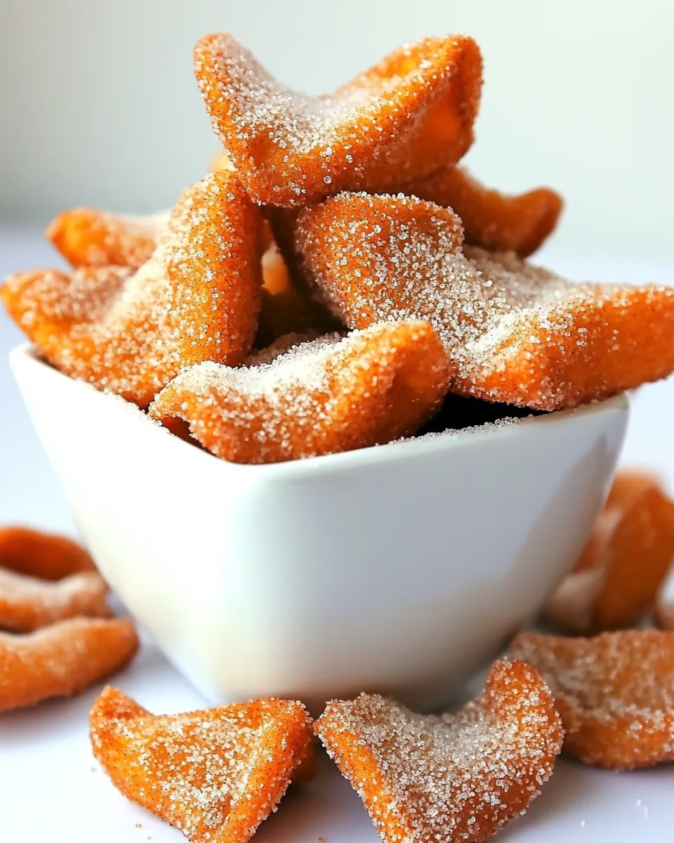 Amazing Churro Chips (with Cinnamon Sugar) food shot