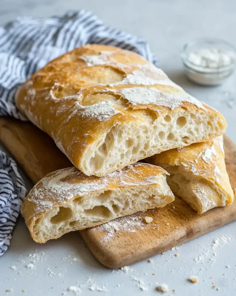 Homemade Ciabatta Bread photo