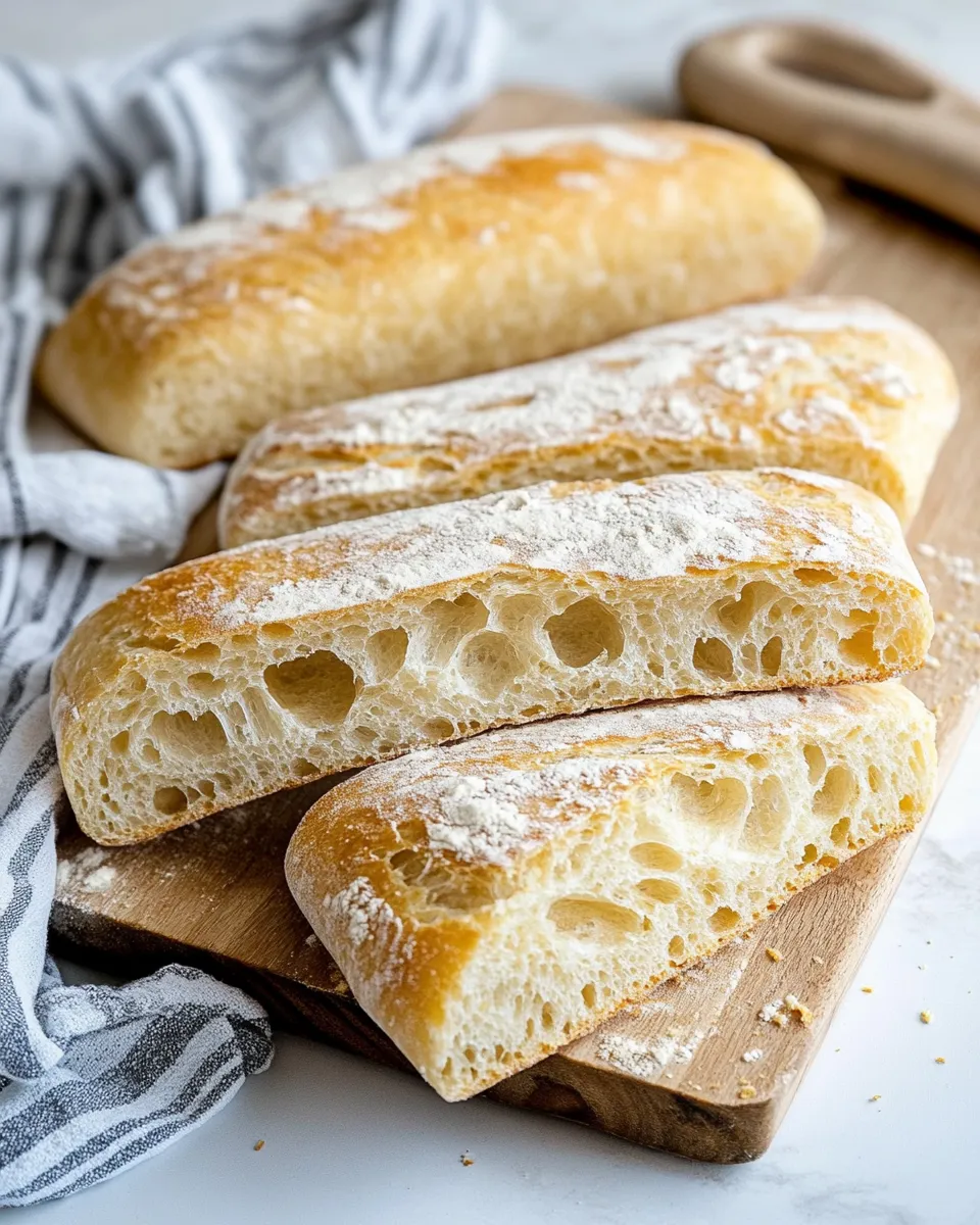 Easy Ciabatta Bread recipe photo