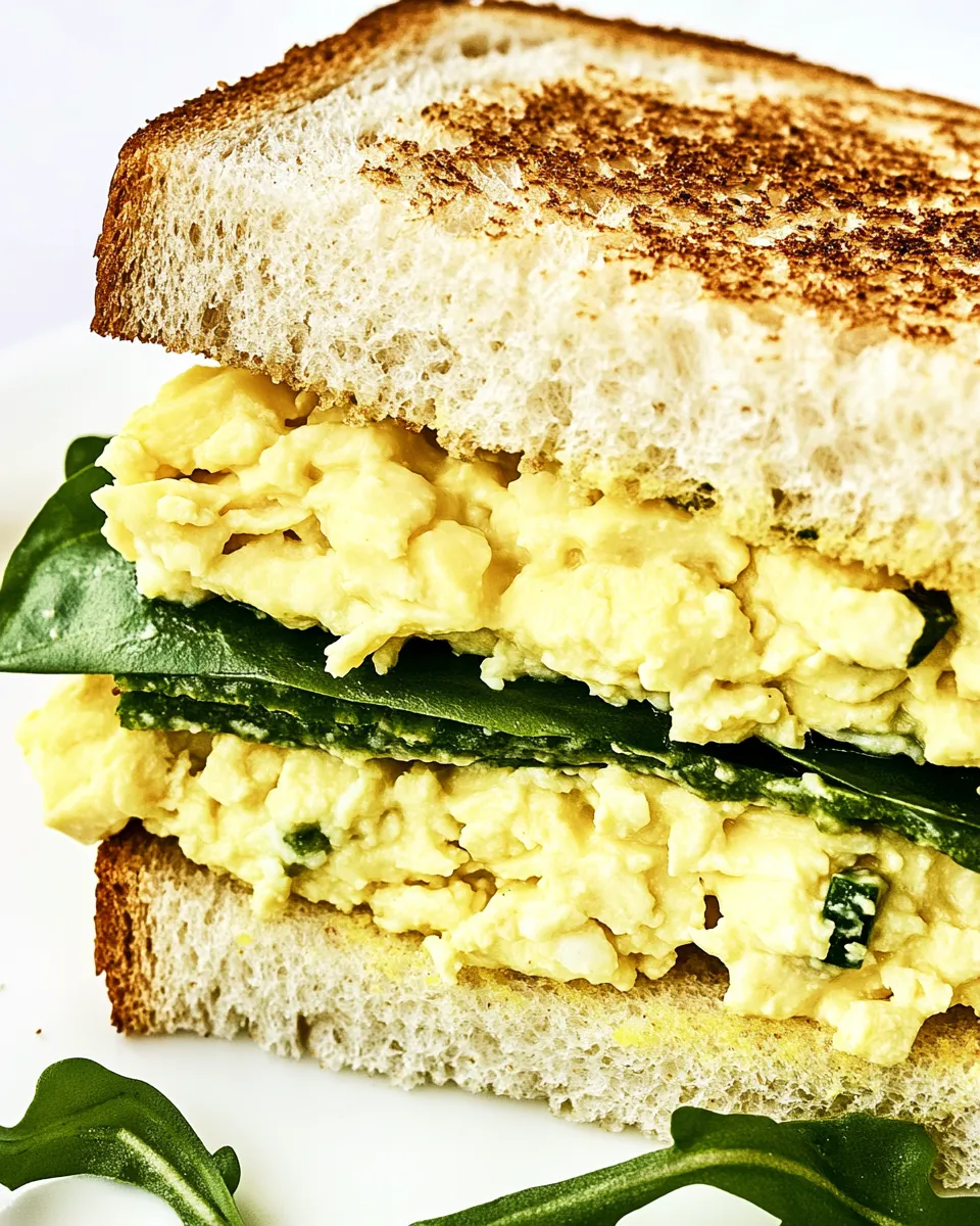 Quick Classic Egg Salad Sandwich Recipe food shot