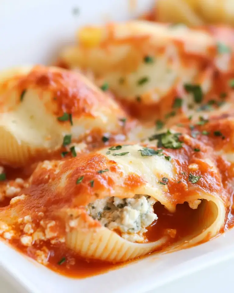 Homemade Classic Stuffed Shells (with Cottage Cheese) recipe photo
