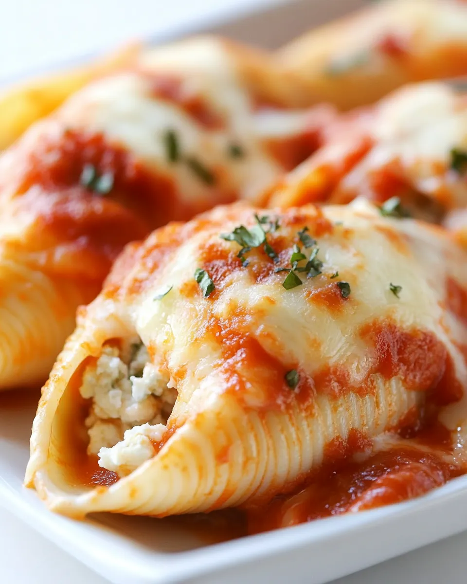 Perfect Classic Stuffed Shells (with Cottage Cheese) plate image