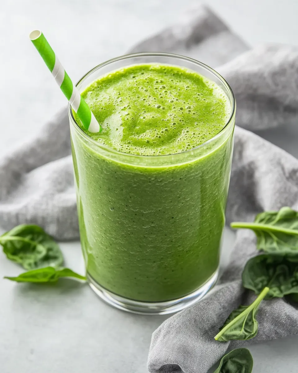 Easy Coconut Banana Green Smoothie recipe photo