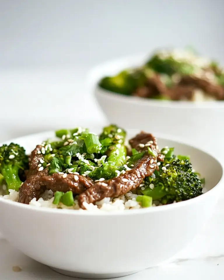 Homemade Coconut Beef & Broccoli Stir Fry Rice Bowls photo
