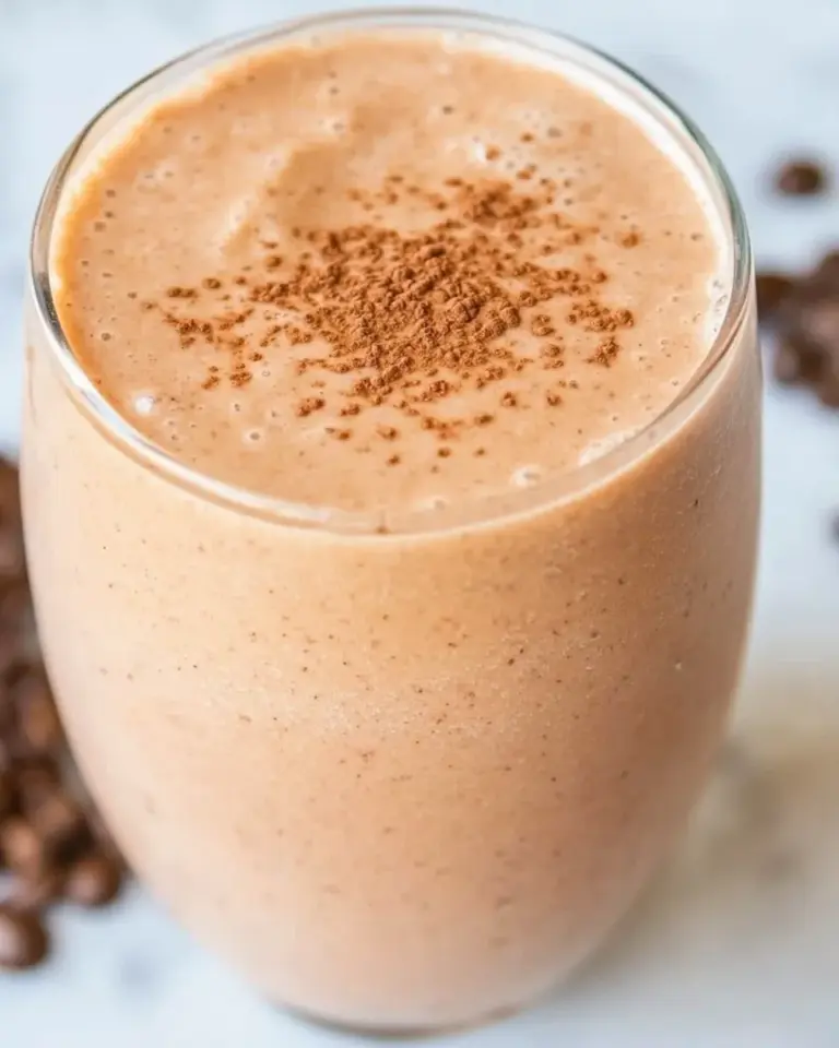Homemade Coconut Coffee Smoothie recipe photo