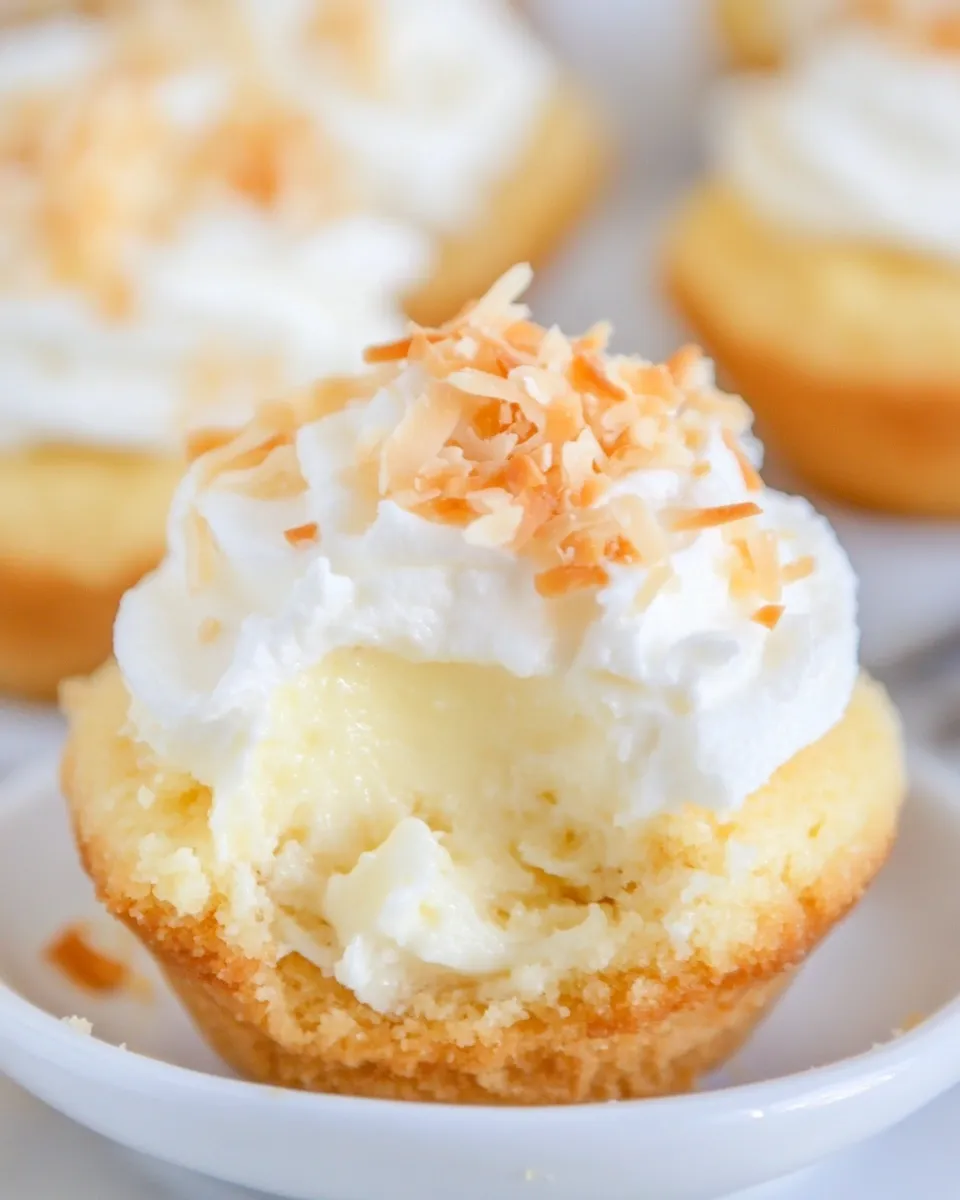 Classic Coconut Cream Pie Cookie Cups recipe image
