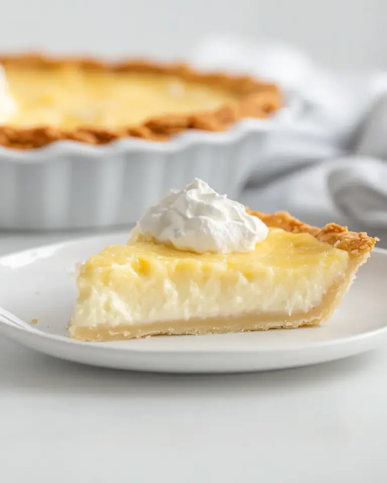 Homemade Coconut Custard Pie photo