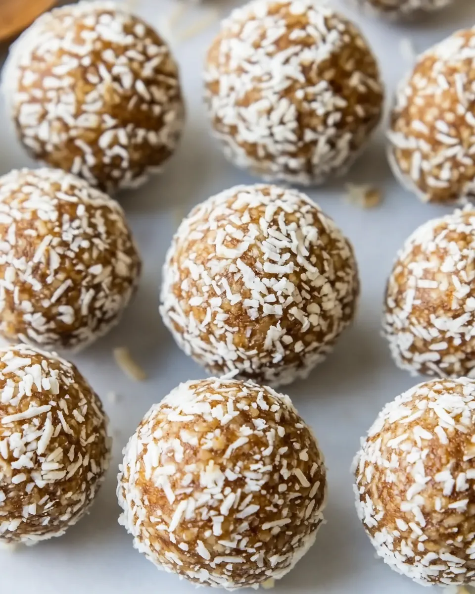 Delicious Coconut Energy Balls dish photo