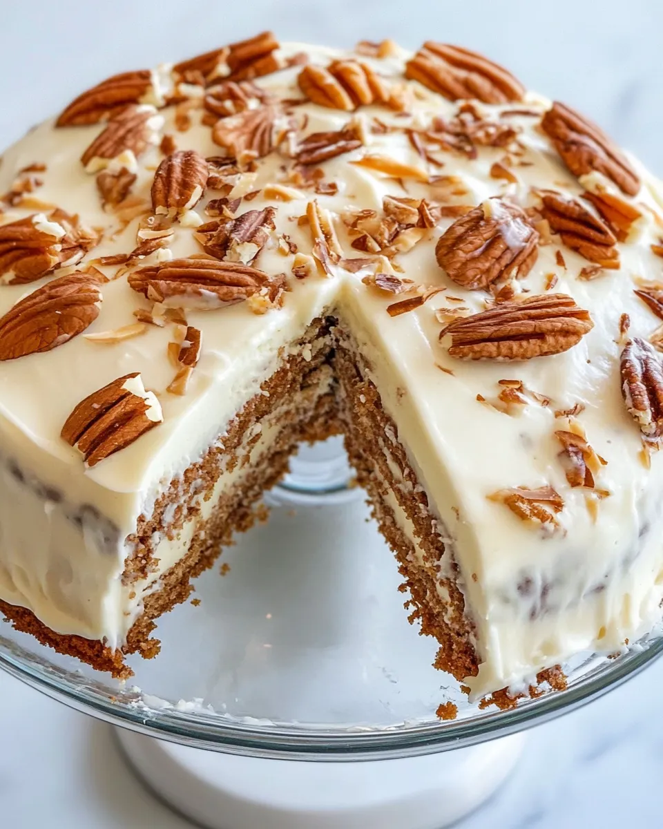 Easy Coconut Hummingbird Cake recipe image