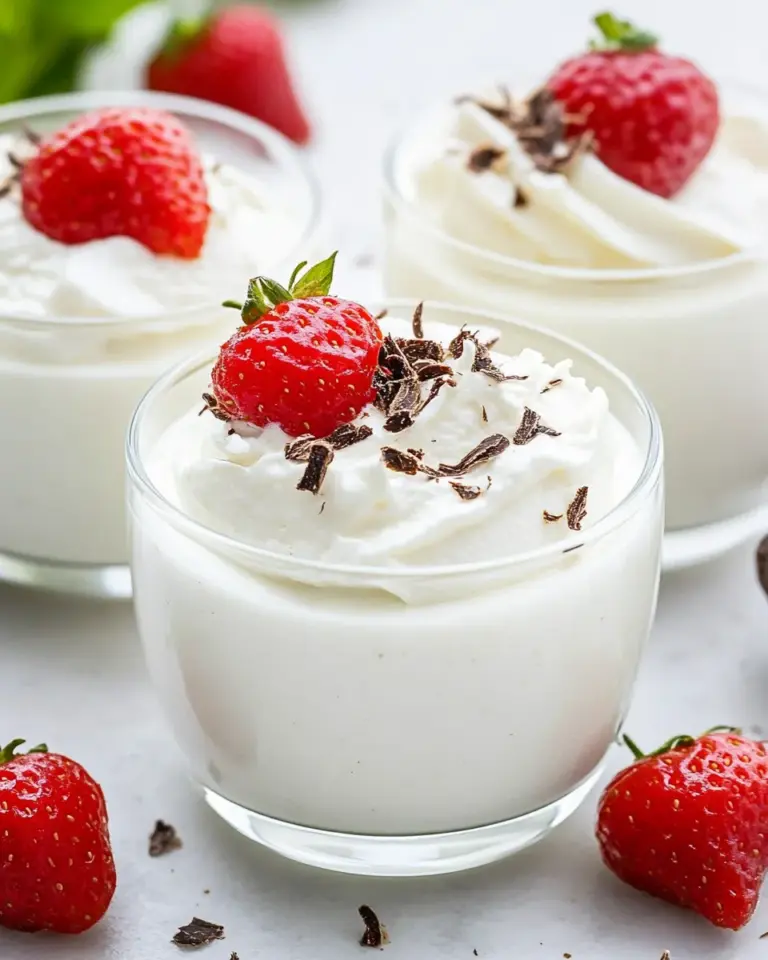 Homemade Coconut Mousse photo