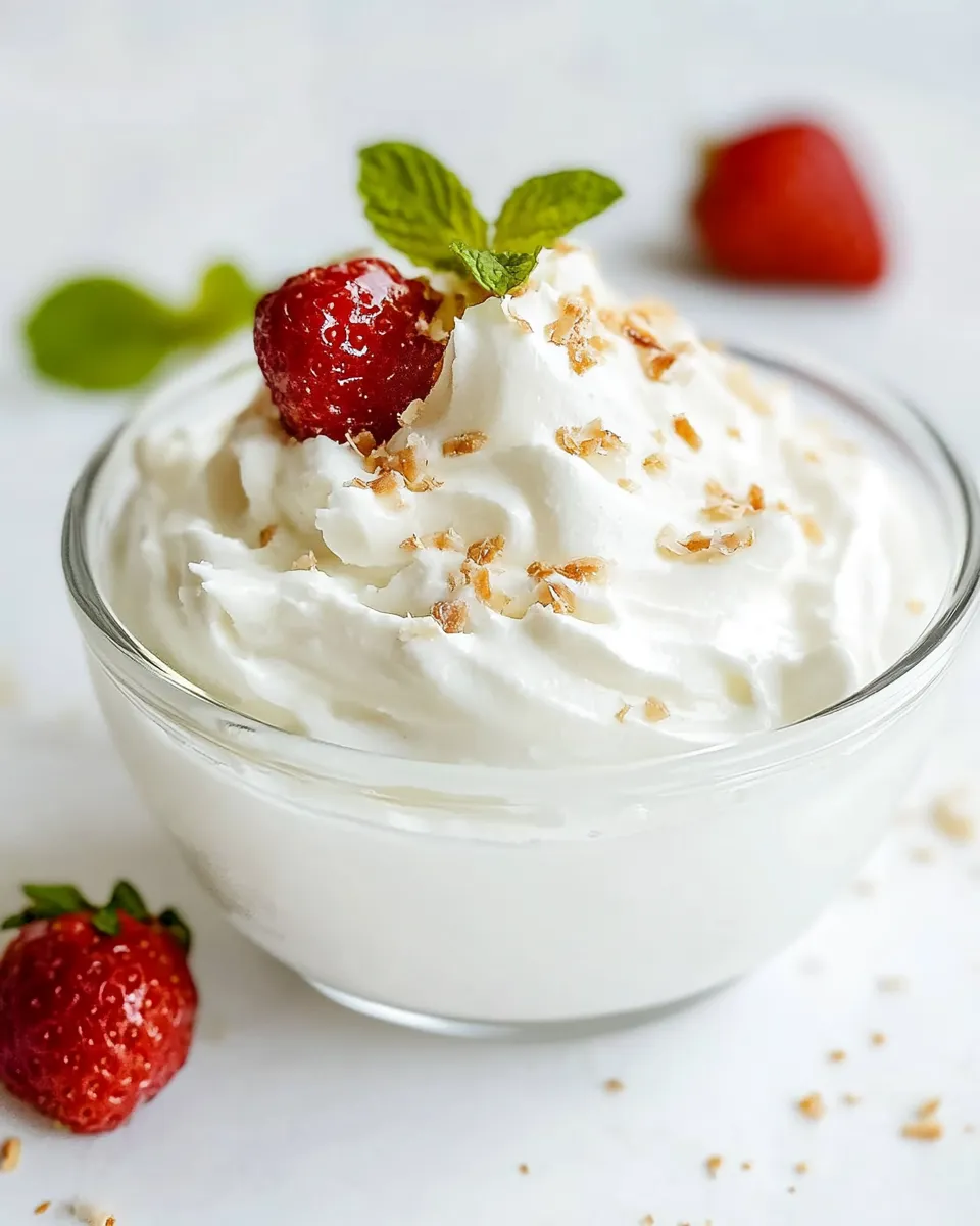 Easy Coconut Mousse recipe photo