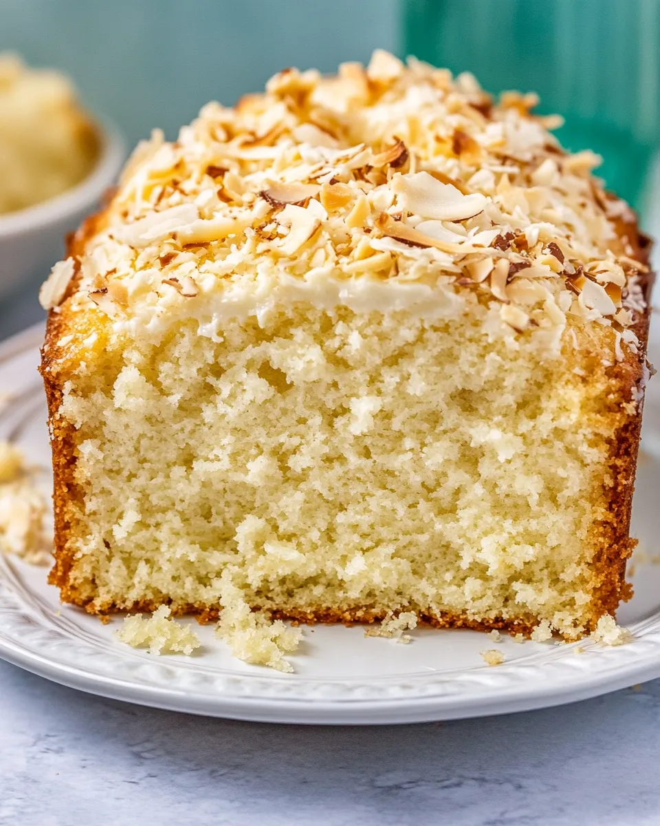 Homemade Coconut Pound Cake recipe photo