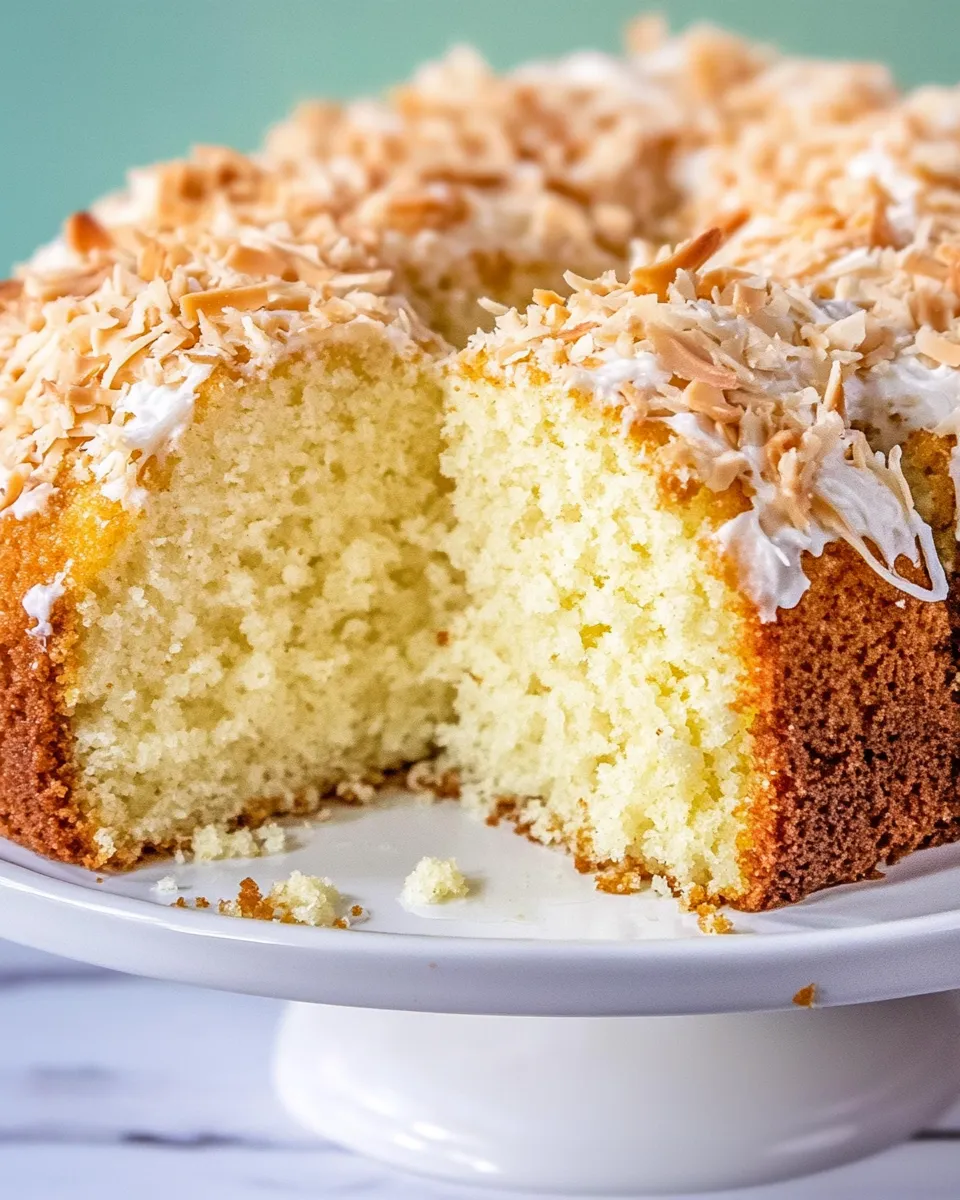 Classic Coconut Pound Cake dish photo