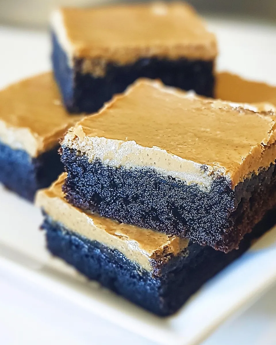 Easy Coffee Brownies (with Baileys) food shot