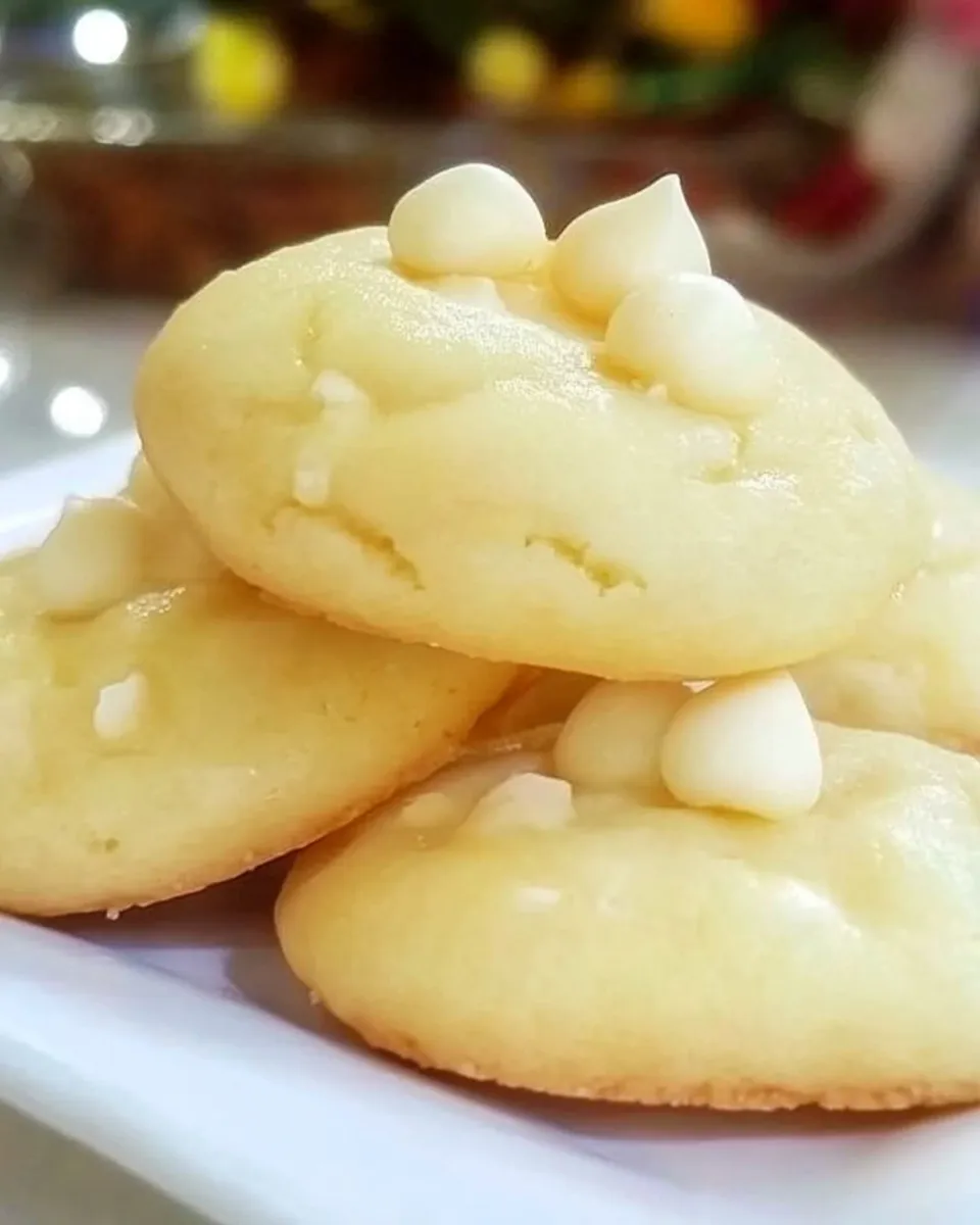 Delicious Condensed Milk Cookies plate image