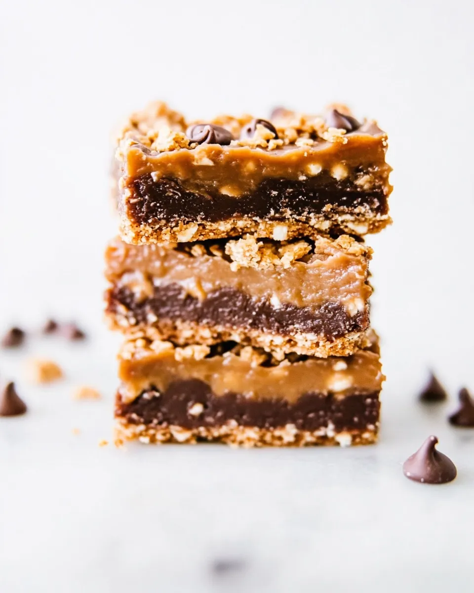Delicious Cookie Butter Bars food shot