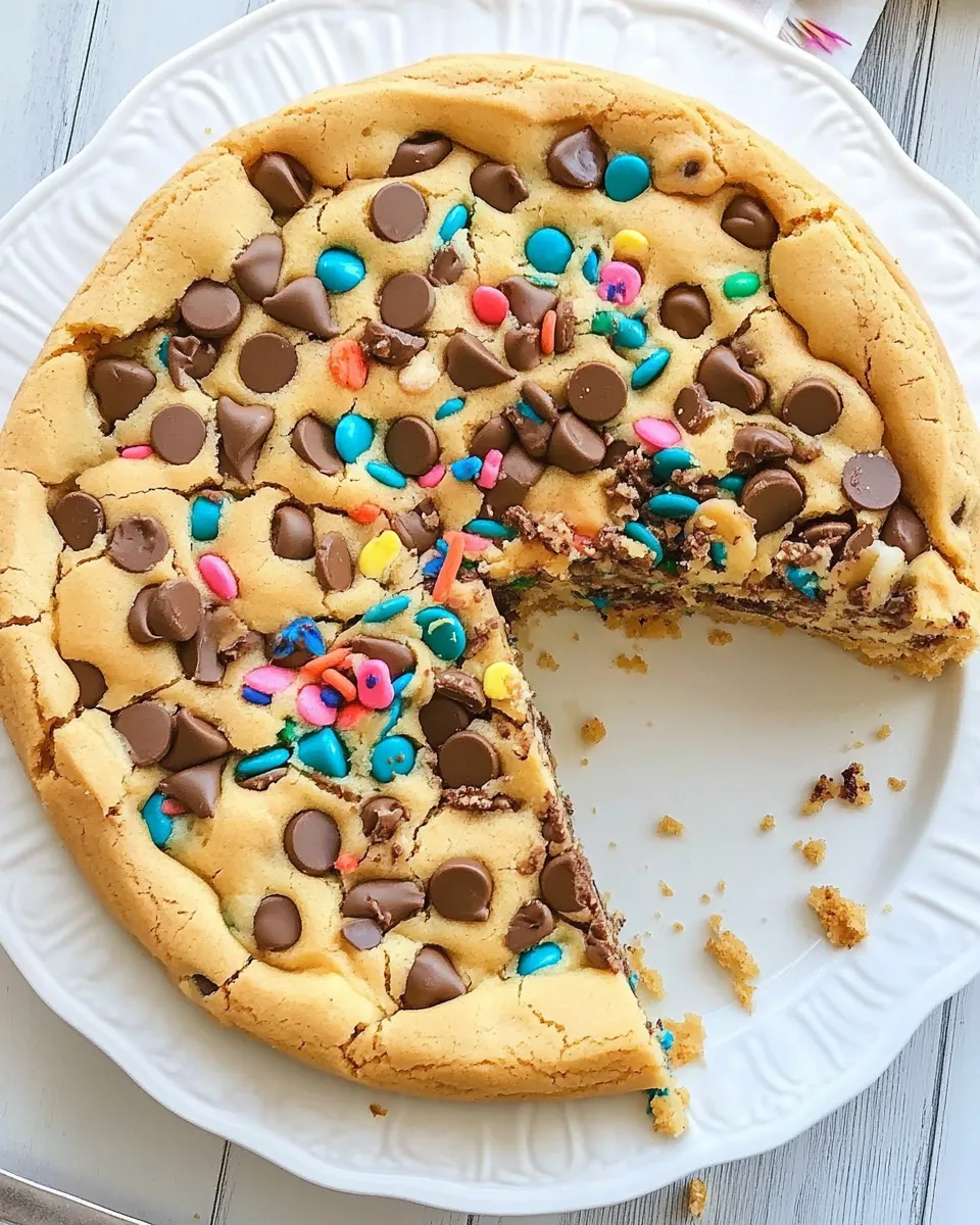Easy Cookie Cake Recipe recipe photo
