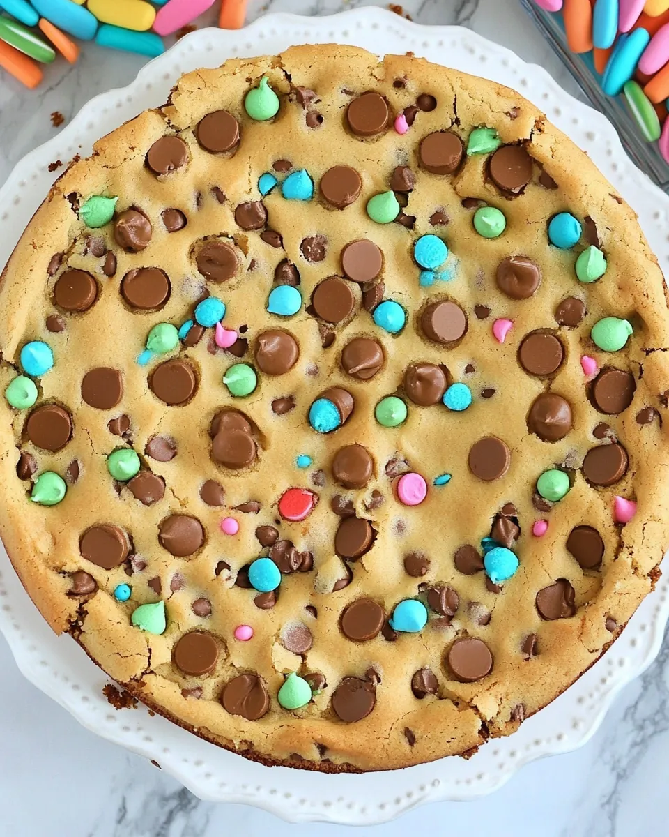 Delicious Cookie Cake Recipe dish photo