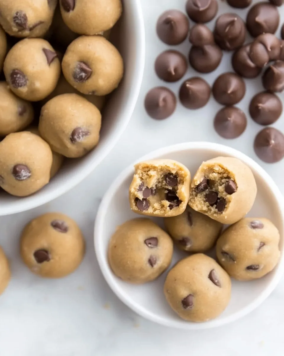 Delicious Cookie Dough Bites shot