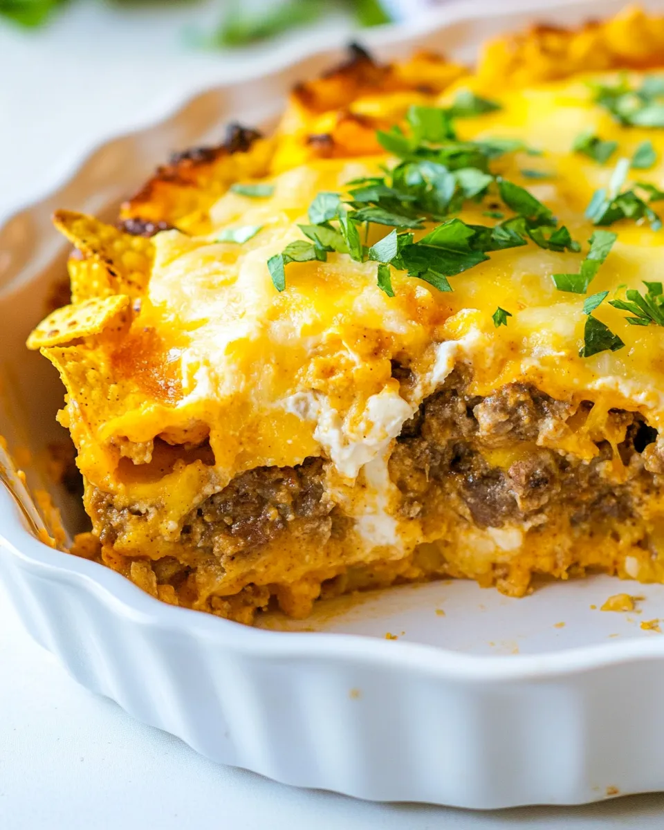 Classic Cool Ranch Dorito Casserole dish photo