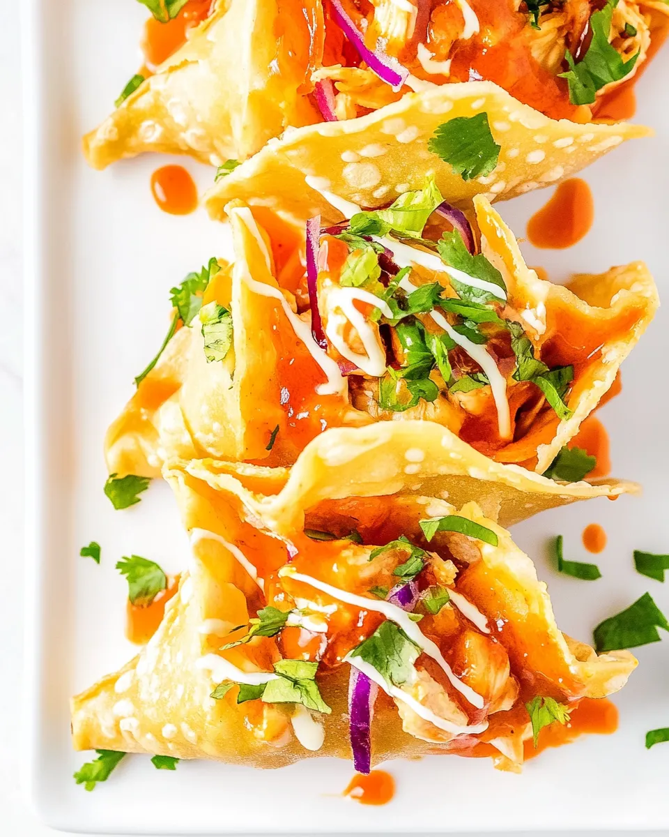 Classic Copycat Applebees Chicken Wonton Tacos dish photo