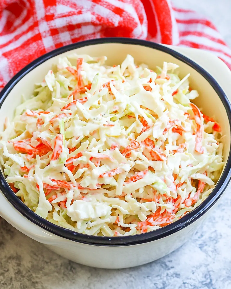 Easy Copycat Captain Ds Coleslaw (Better Than the Original!) food shot