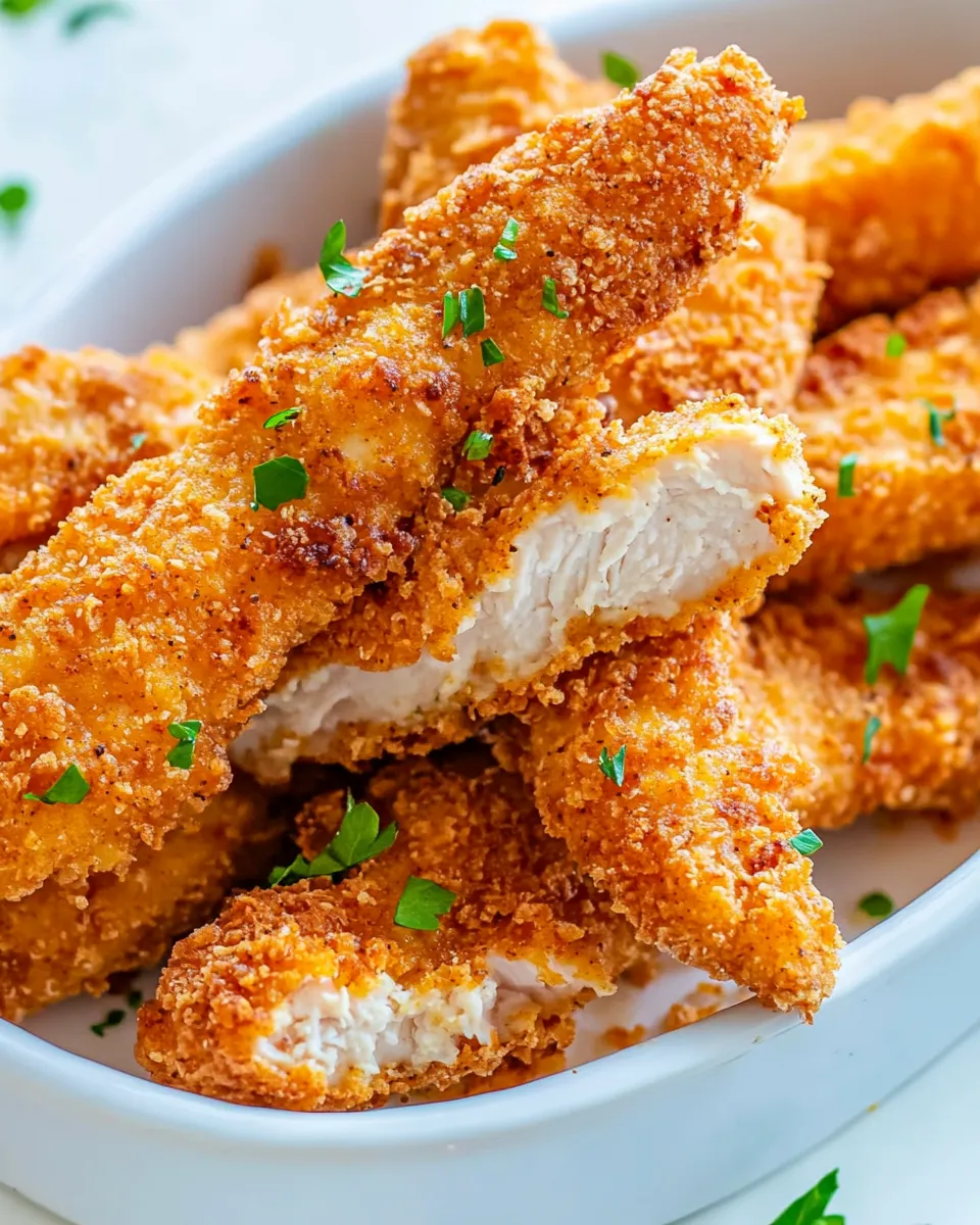 Easy Copycat Raising Canes Chicken Fingers food shot