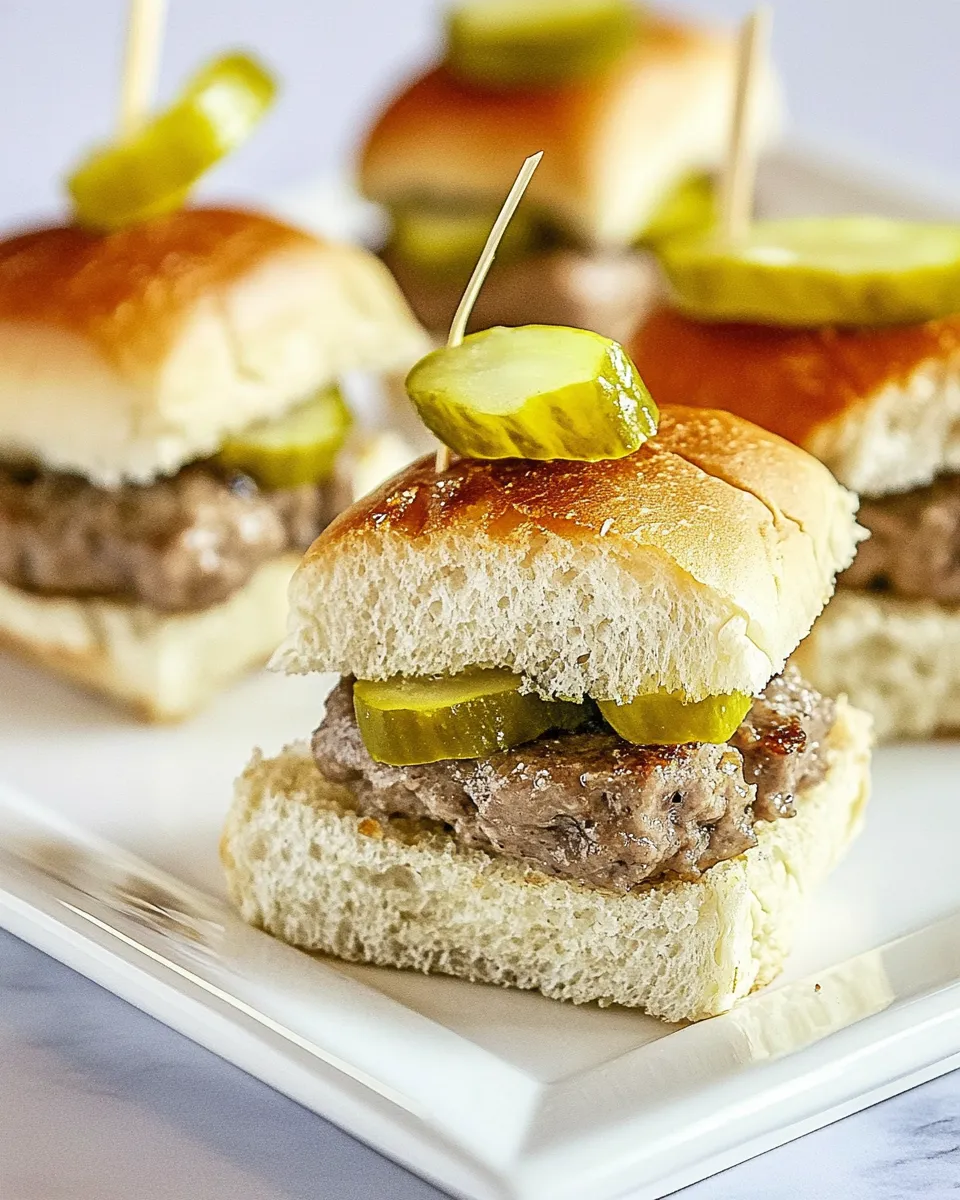 Homemade Copycat White Castle Sliders Recipe (Steam-Grilled at Home) photo