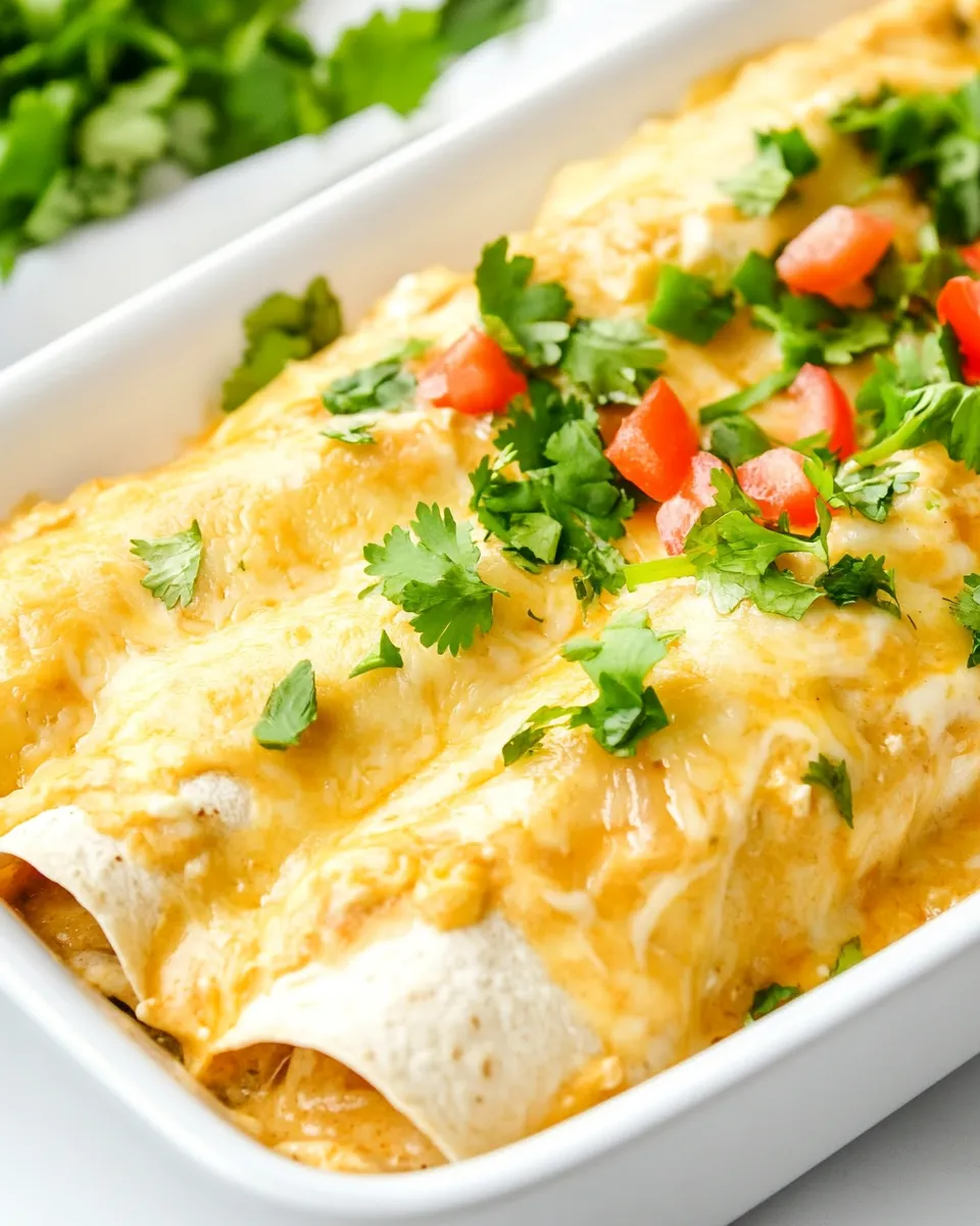 Homemade Cream Cheese Chicken Enchiladas photo