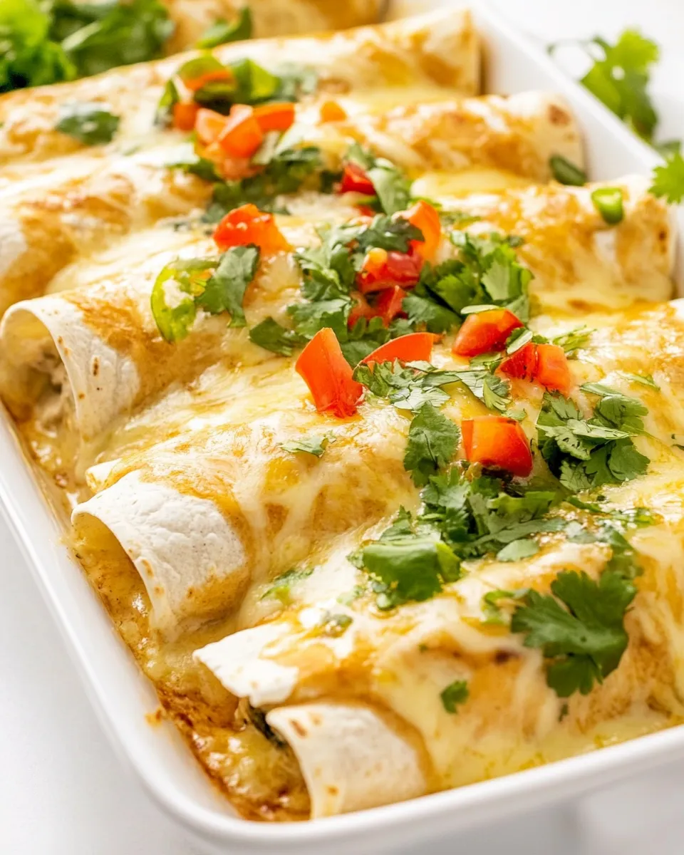 Classic Cream Cheese Chicken Enchiladas image