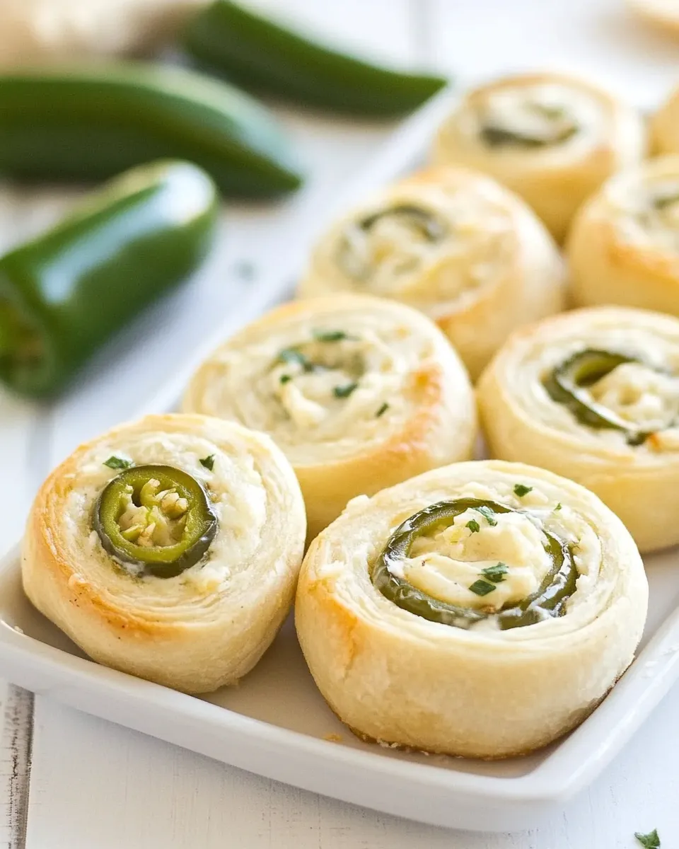 Classic Cream Cheese Jalapeno Pinwheels dish photo