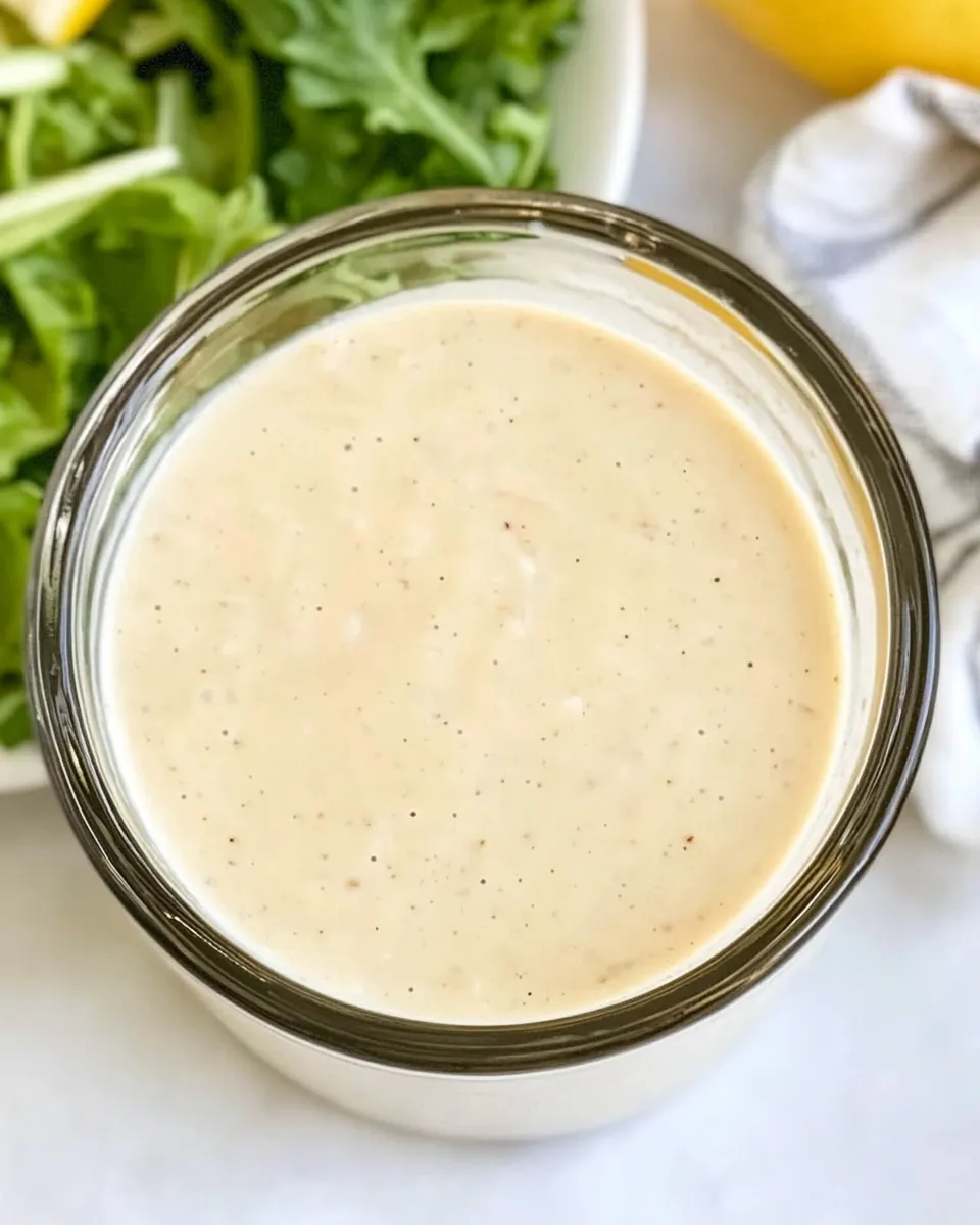 Classic Creamy Caesar Dressing Recipe image